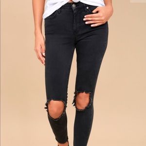 Free people black jeans